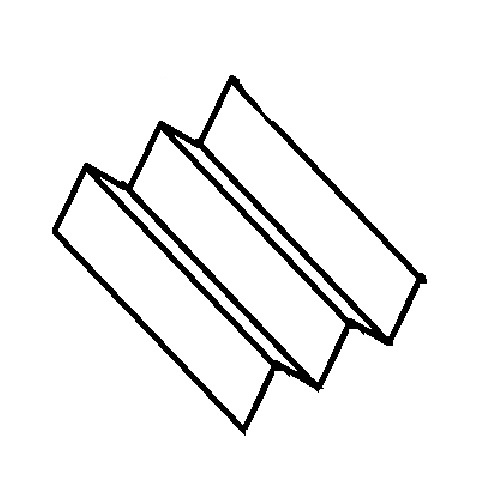 5 fold compact fold hand towel tissue paper sketch